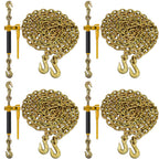 NCC · Heavy Duty · (4) G70 3/8" x 10' Transport Chain & (4) 5/16"-3/8" Peerless QuikBinder · for Tie Down, Hauling, Towing, Cargo Control