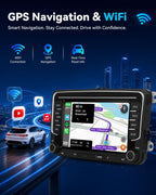 4G+128GB Android 15 Car Stereo for VW Car Radio with Wireless Carplay