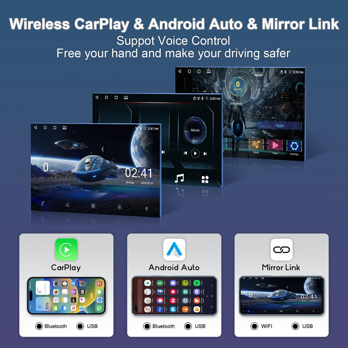 4+64G Upgraded Android 14 Car Radio Stereo for Nissan Altima 2013-2018