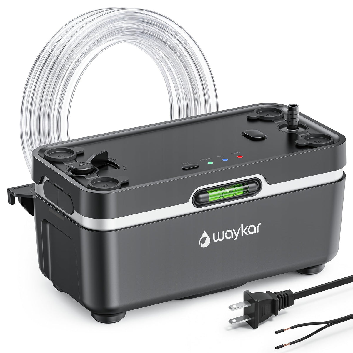 Waykar HVAC Condensate Pump, Quiet 25dB, 1/50 HP, 127 GPH, 24.6 FT Max Lift