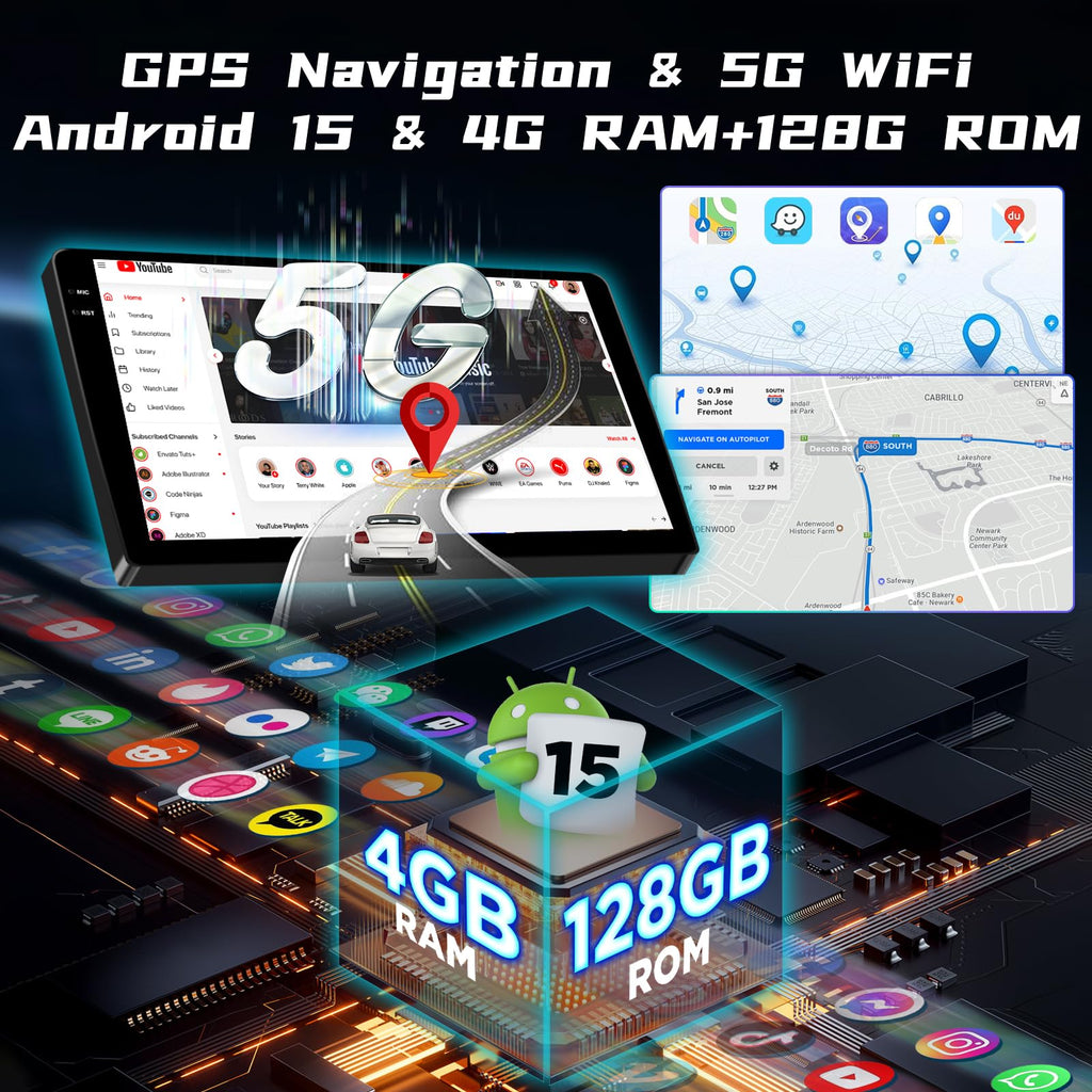 Android Radio for Porsche Cayenne 2003-2010 with Carplay and Android Auto