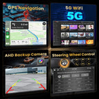 Hikity 8 core 4+64G Android 15 Car Radio for Honda Accord 1998-2002 Stereo