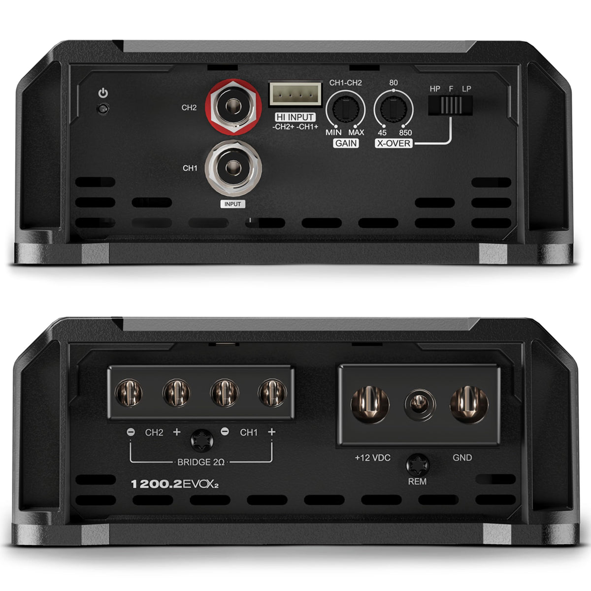SounDigital EVOX2 1200.2-4 Ohm 2-Channel 1200W RMS Bridged Power Car Amplifier