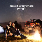 Pyle Marine ATV Powered Speakers - 4.0 Wireless Bluetooth, 800 Watt, Color Changing LED Lights, IP44 Waterproof, 6.5“ Dual Audio Sound System for UTV, Golf Carts, Jetski and Snowmobile - PLATV65BT.5
