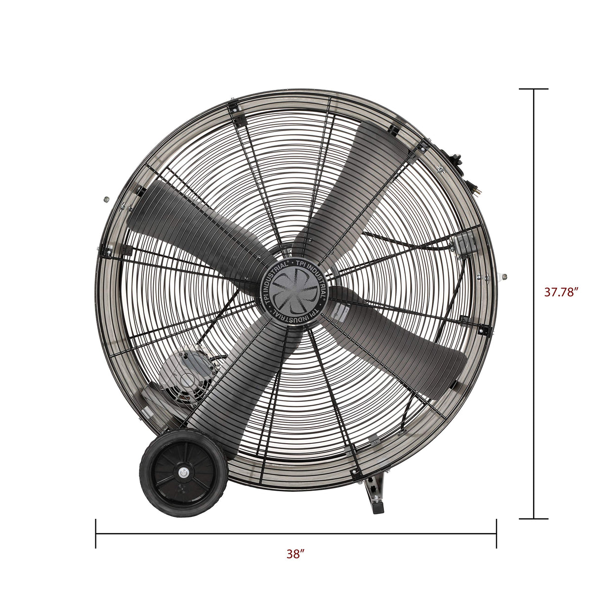 TPI Corporation PB-36-B Standard Belt Drive Portable Blower – Single Phase, 36" Diameter, 120 Volt for Heating, Ventilating. Heating Accessories (PB36-B)