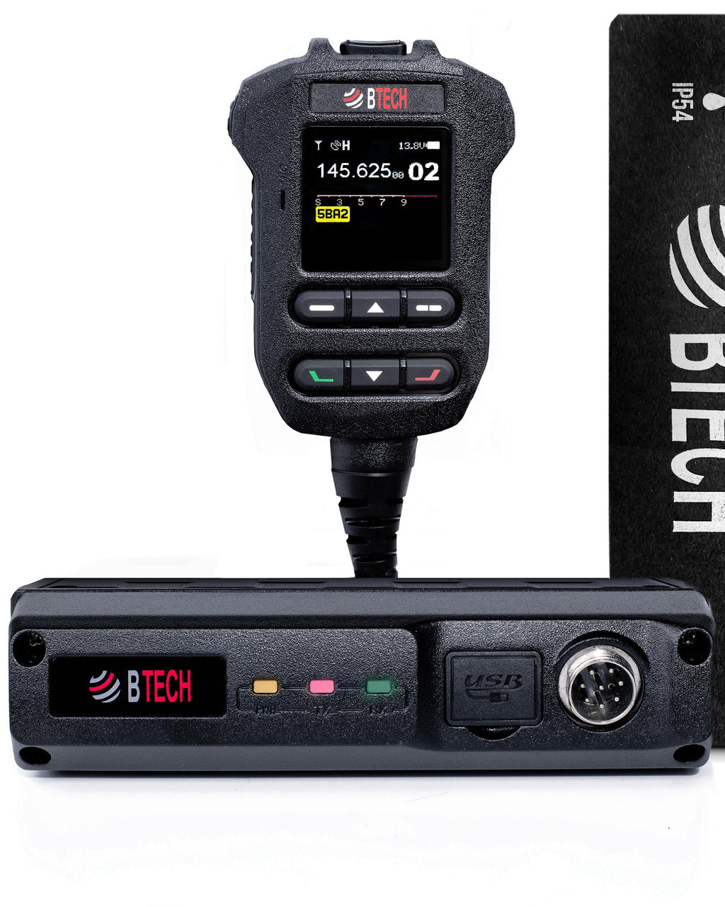 BTECH UV-50PRO 50W Dual Band Mobile Ham Radio - VHF/UHF Amateur Transceiver with APRS, GPS, Bluetooth App Programming, AI Noise Reduction & Satellite Tracking