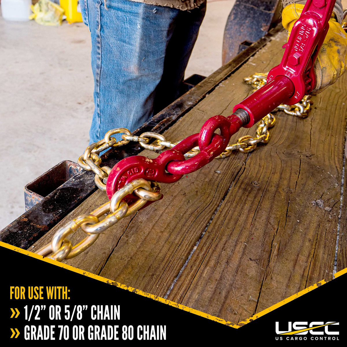 TruckTight Ratchet Chain Binder - 18,100lb. Load Capacity, Model# DDT-3