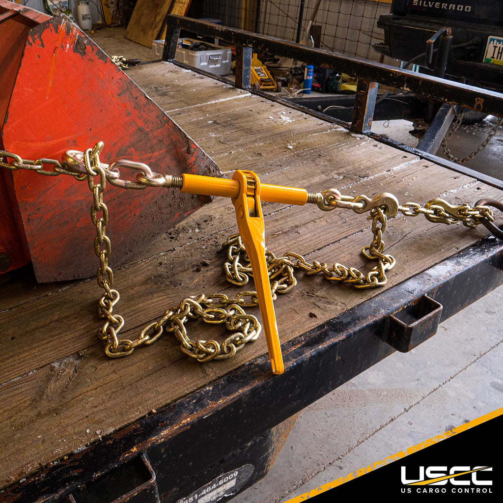 US Cargo Control Peerless Ratchet Binder Plus Chain Binders 1/2" - 5/8" (2-Pack), 18,100 LBS Working Load Limit, Use with 1/2" & 5/8" Grade 70 and Grade 80 Chain